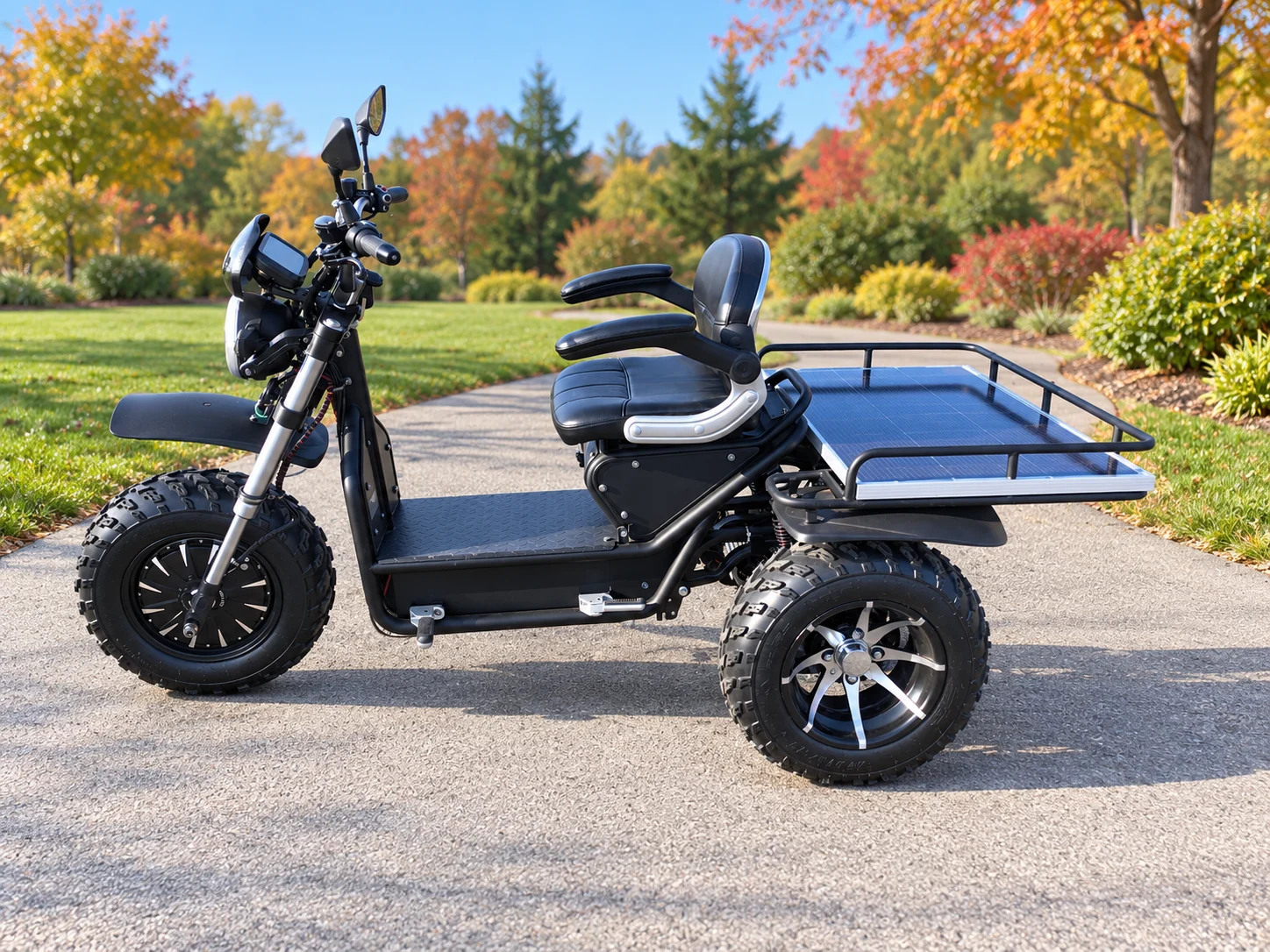 Tectus Scope Solar mobility scooter outdoors